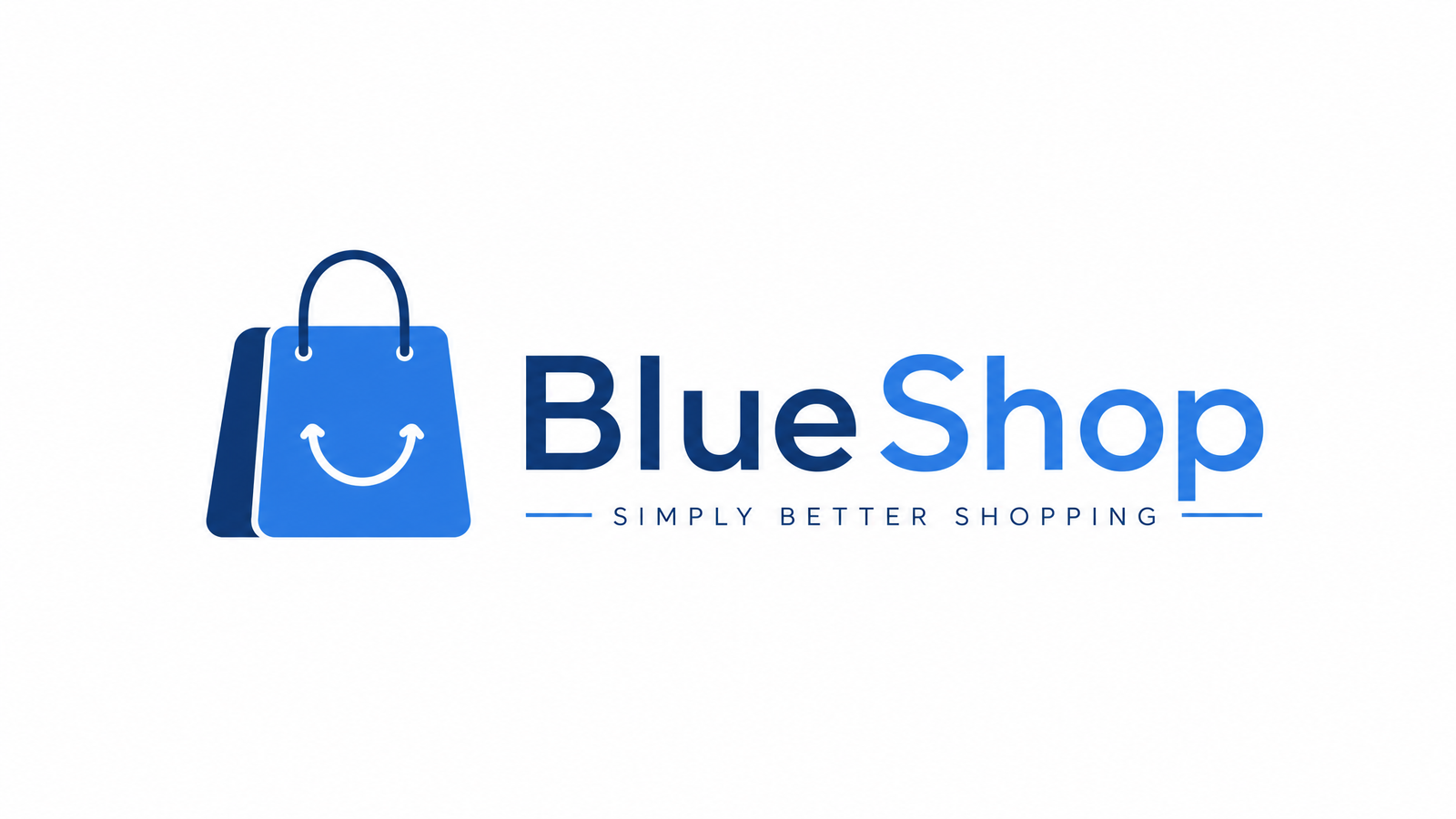 Minimalist Shop Logo - Blue