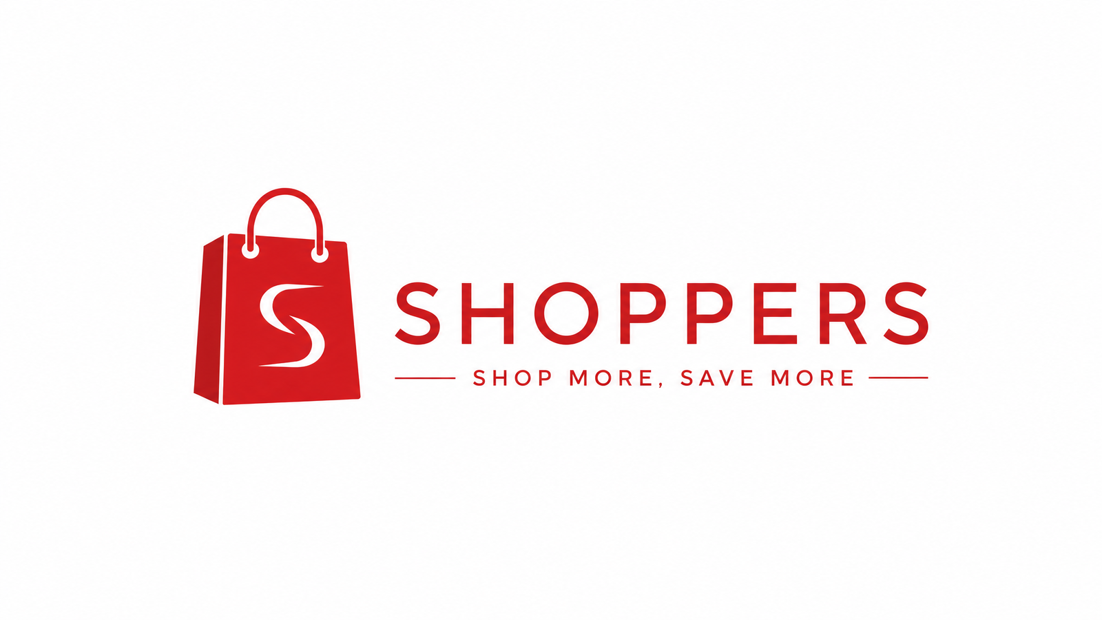 Minimalist Shop Logo - Red