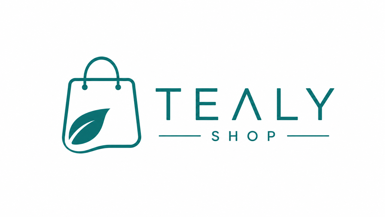 Minimalist Shop Logo - Teal